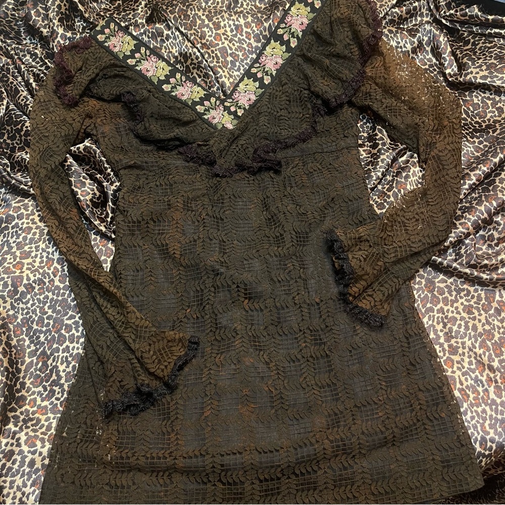 Vintage Climax Ruffle Dress